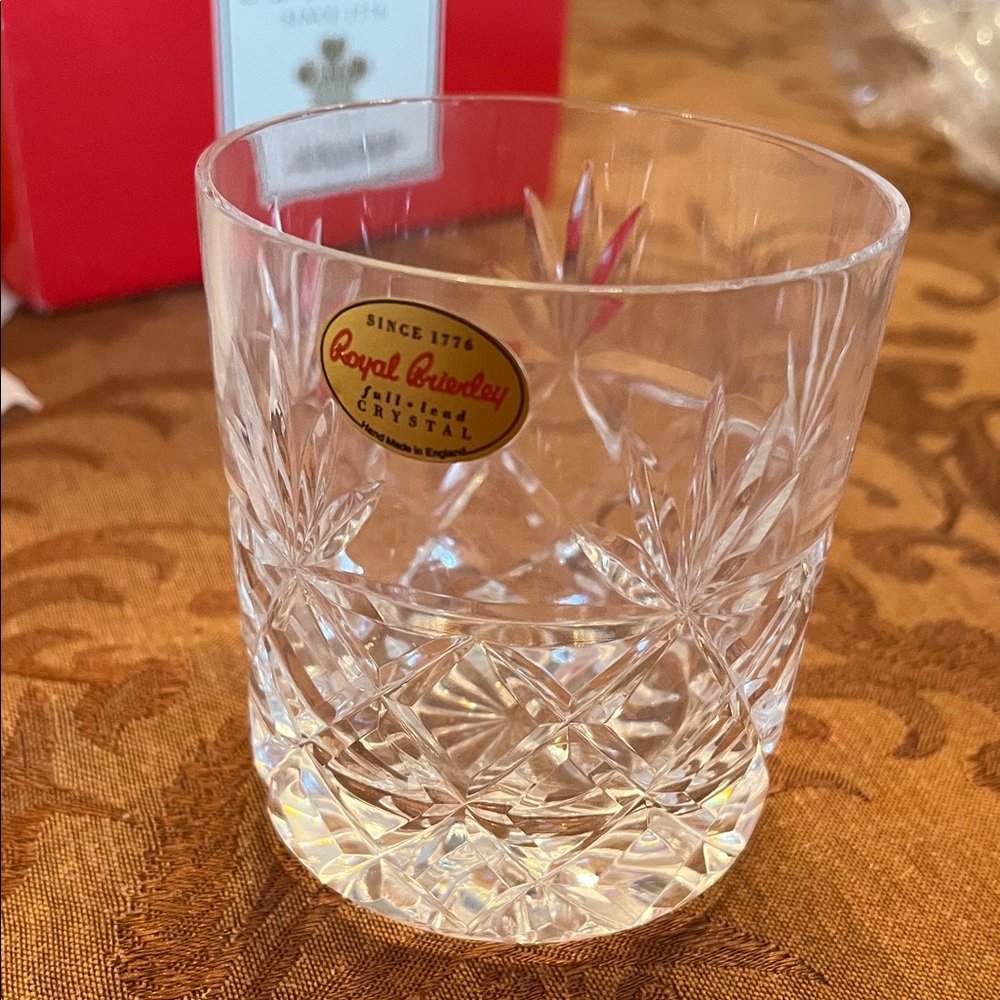 Royal Brierley Crystal Tumbler - set of 2